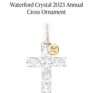 ***ISO*** 2023 Waterford Annual Cross Ornament